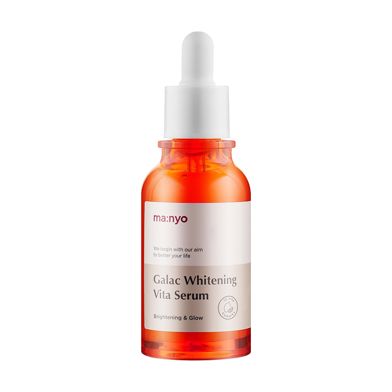 Освітлювальна сироватка для обличчя Manyo Galac Whitening Vita Serum з галактомісисом і вітамінним комплексом, 50 мл